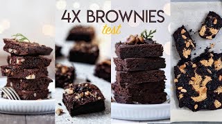 4x BROWNIE Ktorý z receptov v kuchárkach je najlepší [upl. by Enerak416]