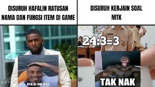 Pengetahuan game vs pengetahuan akademik meme [upl. by Ennovy]