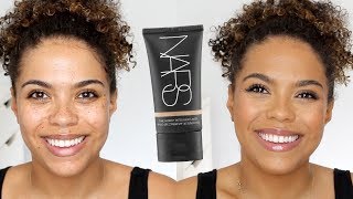 NARS Pure Radiant Tinted Moisturizer Review WeartestFlash Photo Test [upl. by Fonville]