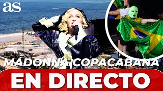 MADONNA I EN VIVO concierto COPACABANA 2024 previo [upl. by Dong]