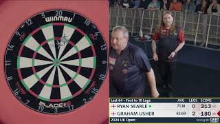 Ryan Searle vs Graham Usher  UK Open 2024  PDC Darts Full Match Replay [upl. by Zennas988]