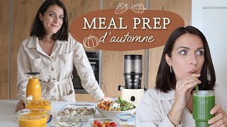 RETOUR DE COURSES  MEAL PREP  5 recettes dautomne [upl. by Lali870]