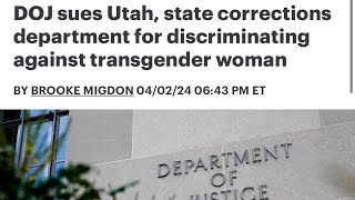 Utah woman cuts off own testicles in prison leading to lawsuit by DOJ politics humor [upl. by Tica]