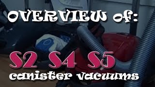 Overview of Miele S2 S4 S5 Canister Vacuums Queen Vacuum Shrewsbury NJ [upl. by Normand]