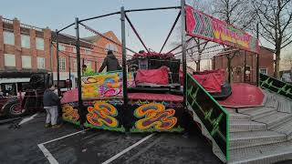 Michael Thompsons Christmas Funfair BUILD UP  Hucknall Market Place 3rd December 2024 [upl. by Maccarthy]