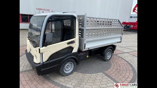 782280 GOUPIL G5 HYBRID UTILITY VEHICLE UTV TIPPER KIPPER VAN 072013 WHITE LHD DEFECT [upl. by Aromat]