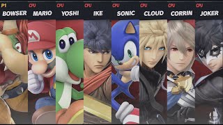 Super Smash Bros Ultimate  Star amp Screen KO Raphael Hamatos Favorites [upl. by Lorimer]