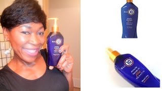 Its a 10 Miracle Shampoo Plus Keratin Sulfate free Review [upl. by Anuat935]