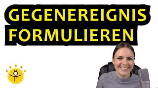 GEGENEREIGNIS formulieren – Mindestens 1 Pilz ist giftig Wahrscheinlichkeit Stochastik [upl. by Axia]