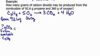 Limiting Reactant grams Method A [upl. by Xonk]