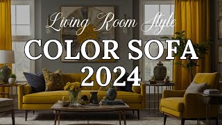 TOP 10 Best Color Sofa Trends for 2024  Elevate Your Living Room Style [upl. by Nodnar]