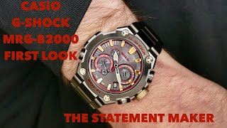 Casio GShock MRGB2000B First Look The Statement Maker [upl. by Enerak520]