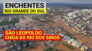 ENCHENTE  SÃO LEOPOLDO  RIO GRANDE DO SUL Imagens Aéreas Drone 050524 [upl. by Ballard]