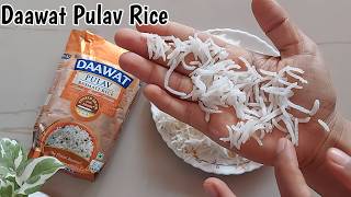 Dawaat Pulav Basmati Rice Review amp Recipe  How to cook Dawaat Pulav Basmati Rice Review [upl. by Lalittah]