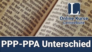 PPP und PPA Unterscheiden  Übung [upl. by Alad]