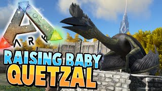 ARK Survival Evolved  Breeding Quetzal Dinosaur Baby  S2Ep40 [upl. by Marashio]