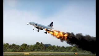 Air France Flight 4590  Crash Animation [upl. by Matusow]