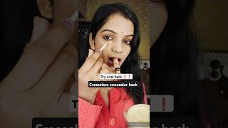 Creaseless concealer hack mackuphack concealer makeuptutorial [upl. by Pat639]