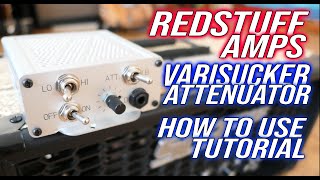 Redstuff Varisucker Tube Amp Attenuator  How To Connect It To Your Amp [upl. by Akehsal]