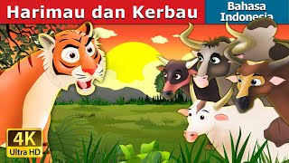 Harimau dan Kerbau  Tiger and Buffaloes in Indonesian IndonesianFairyTales [upl. by Htebazileharas505]