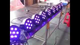 710WRGBW 4 in 1 Led Par Light Led Par64 Led Flat Light DJ Stage Lighting Disco Light [upl. by Etteve773]