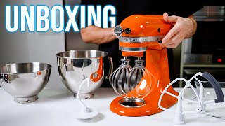 NEW KitchenAid Artisan Stand Mixer  UNBOXING [upl. by Niveek]