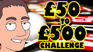 £50 to £500 Roulette Challenge  Can I win £500 from £50 [upl. by Nosnorb74]