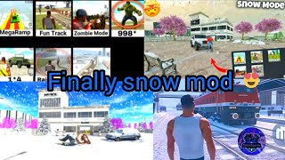 finally snow mod Aa gaya in Indian bikes driving 3d 😱 with snow mod cheatcod in new update 😍 2024 😀 [upl. by Essinger]