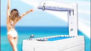 Factory Supply vichy Shower Bed for Water Spa Massage for sale [upl. by Raknahs]