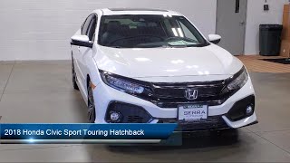 2018 Honda Civic Sport Touring Hatchback Akron Canton Wadsworth Cuyahoga Falls Green [upl. by Yregerg664]