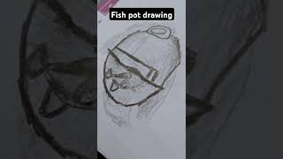 How to draw fish pot by Yash viralvideo viralshorts art drawing [upl. by Geehan]