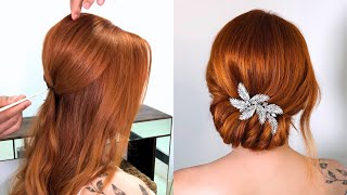 Penteado Perfeito Noiva com Acessório  Peinado  Bride Hairstyle [upl. by Aiyotal820]