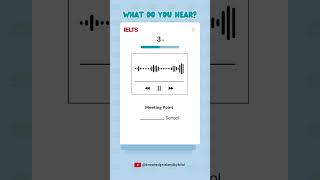 What Do You Hear  IELTS Listening Test Practice 2024 ielts english spelling [upl. by Alatea989]