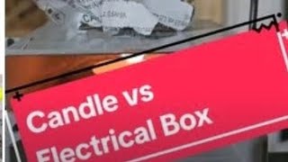 testing the fire rating of an electrical box [upl. by Nylknarf115]