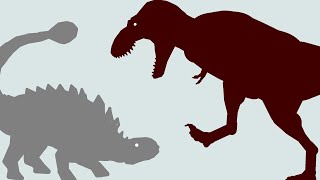 Ankylosaurus vs T rex  Pivot Animation [upl. by Inahet29]