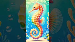 Seahorse shorts shortvideo animalfacts seahorses oceanlife [upl. by Latoye]