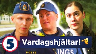 Tunnelbanan Gränsbevakarna Södertäljepolisen  Det bästa av Sveriges ordningsmakter  Kanal 5 [upl. by Nyleikcaj]