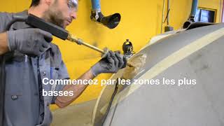 Apprendre les bases en carrosserie  Débosseler par inertie tireclou [upl. by Bravin]