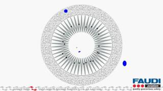 Coalescing and separation process in a filterwater separator [upl. by Wallack18]