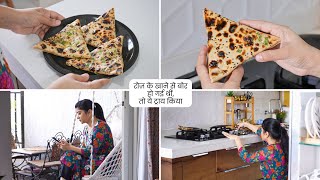 नान न बनाकर आज बनाया कुछ अलग  Stuffed NaanParatha Recipe [upl. by Fonz]