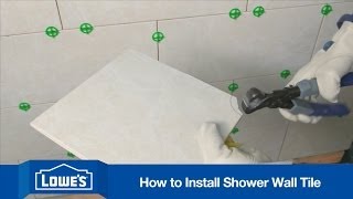 How To Tile a Shower Wall [upl. by Eintirb425]