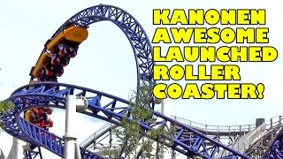 Kanonen AWESOME Launched Roller Coaster Front Seat View POV Liseberg Sweden rollercoaster [upl. by Eemaj]