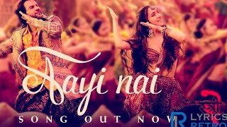 Aayi Nai Lyrics  Stree 2 Movie 2024  LyricsRetro bollywoodmusi stree2 songnocopyrightmusic [upl. by Reine504]