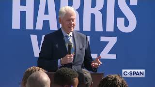 Bill Clinton campaigns in Columbus Georgia for Kamala Harris FULL REMARKS 10142024 [upl. by Doomham]