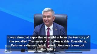 President of PMR Vadim Krasnoselsky on the true meaning of «Transnistria» [upl. by Aiyot820]