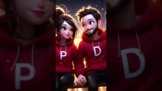 Name love wallpaper 💌 status 😘kudi daru pinde wali 🤩love viral shorts [upl. by Anairol]