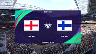 England vs Finland 10092024 UEFA Nations League PES 2021 [upl. by Chon599]