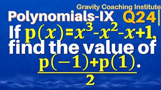 Q24  If pxx3x2x1 then find the value of p1p12  if P of x  x cube  x square  x [upl. by Dduj810]