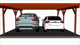 Flat roof carport plans [upl. by Erapsag]