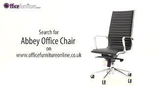 How to assemble an office chair  Abbey High Back Manager Chair from OfficeFurnitureOnlinecouk [upl. by Elyr]